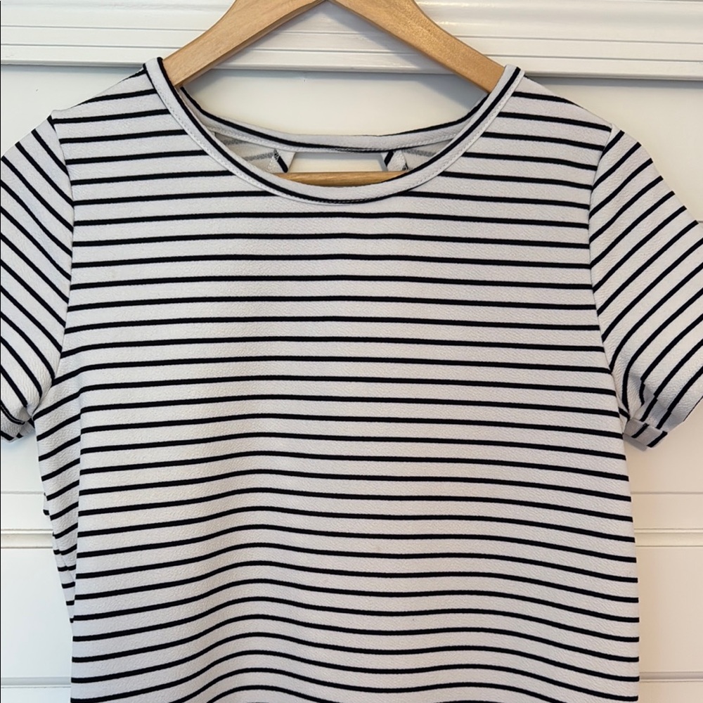 Tuckernuck Nautical Summer Black and White Women's Dress